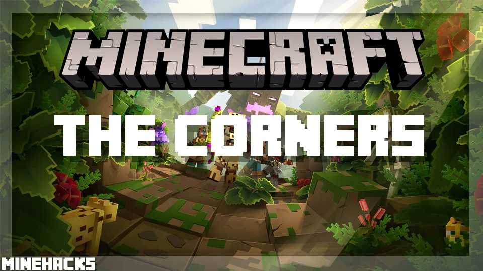 minecraft hacked client named The Corners Mod