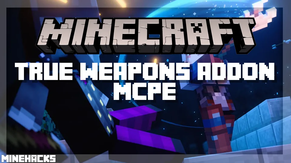 minecraft hacked client named True Weapons Addon
