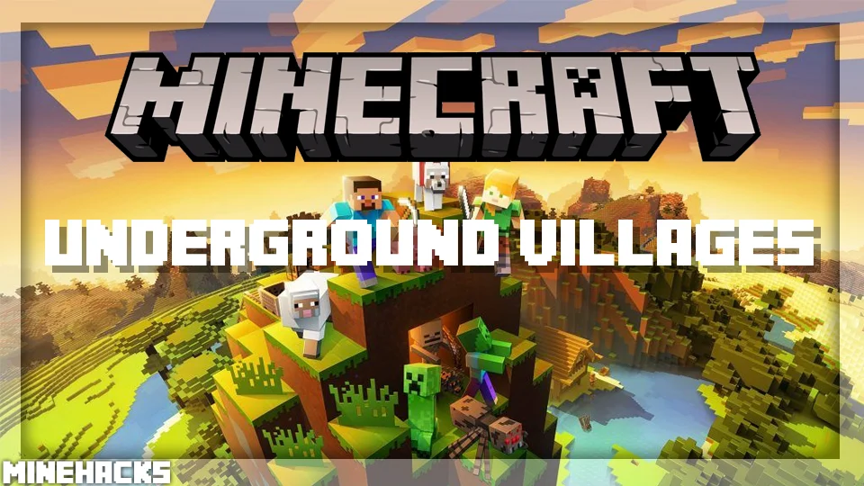 minecraft hacked client named Underground Villages Mod