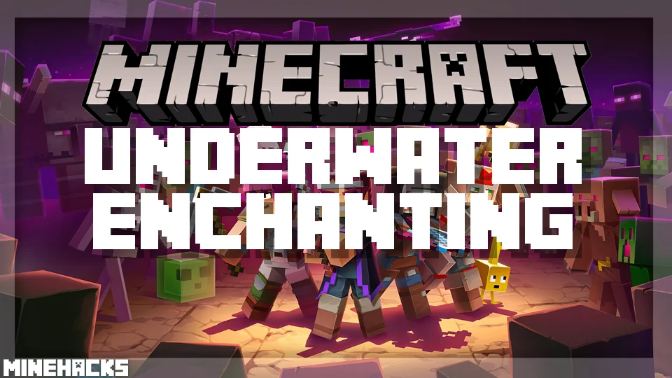 minecraft hacked client named Underwater Enchanting Mod