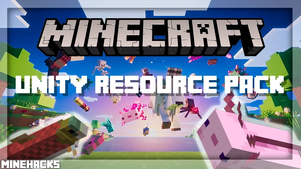 minecraft hacked client named Unity Resource Pack