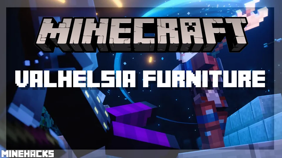 minecraft hacked client named Valhelsia Furniture Mod