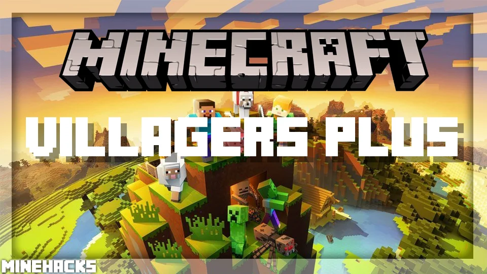 minecraft hacked client named Villagers Plus Mod