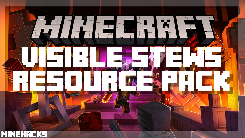 minecraft hacked client named Visible Stews Resource Pack