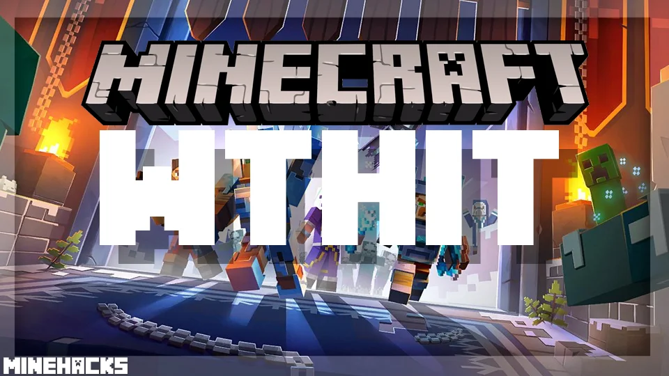 minecraft hacked client named WTHIT Mod