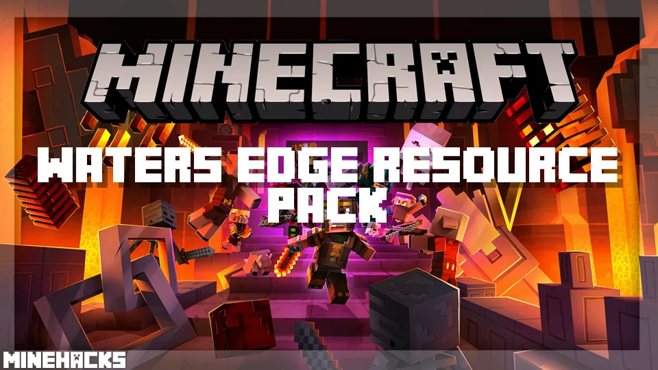 minecraft hacked client named Water's Edge Resource Pack