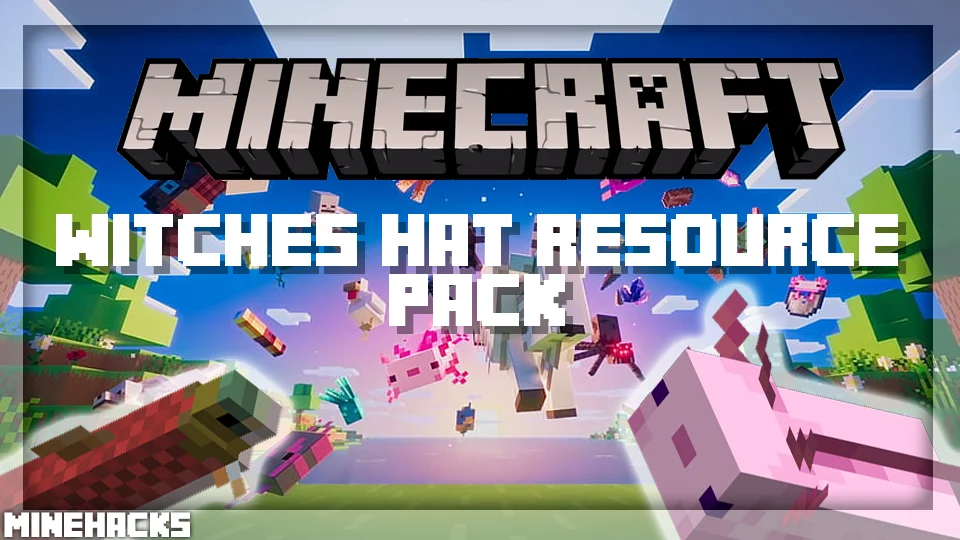 minecraft hacked client named Witches Hat Resource Pack