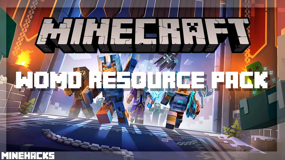 minecraft hacked client named WoMD Resource Pack