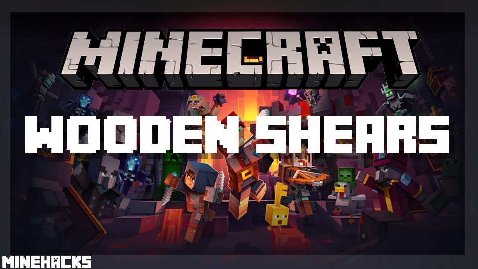 minecraft hacked client named Wooden Shears Mod