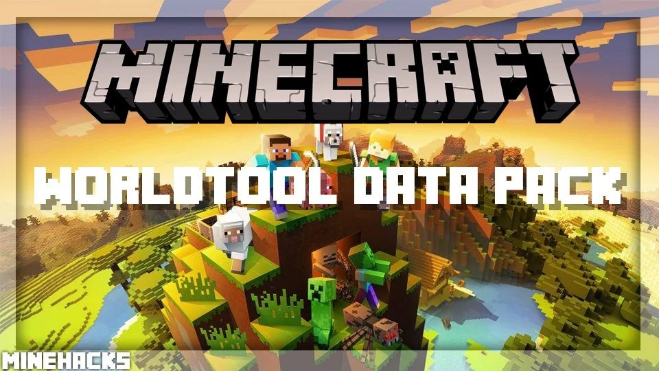 minecraft hacked client named WorldTool Data Pack