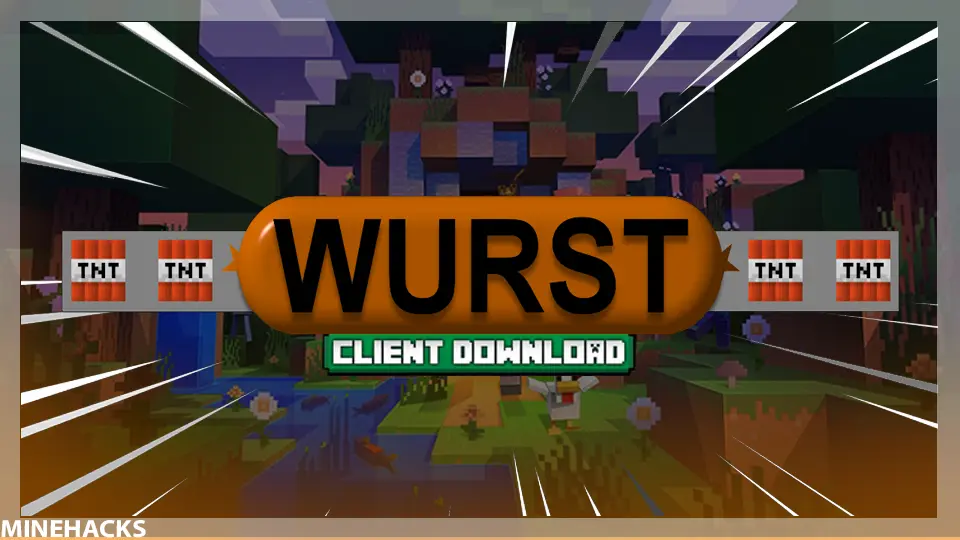 minecraft hacked client named Wurst Client