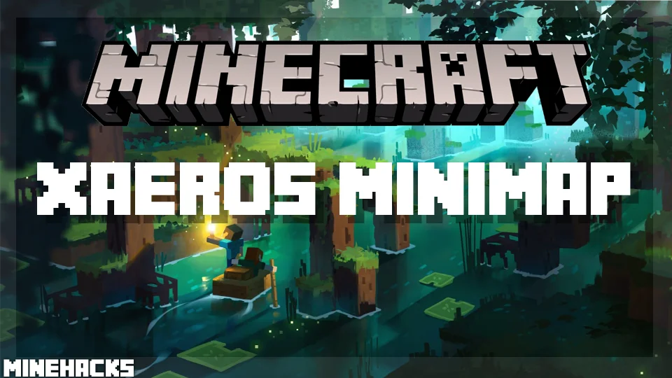 minecraft hacked client named Xaero's Minimap Mod