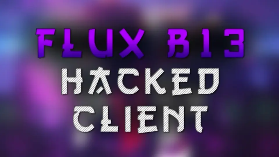 minecraft hacked client named Flux Client