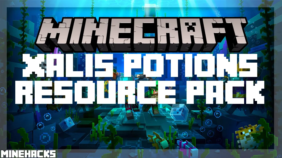 minecraft hacked client named xali's Potions Resource Pack
